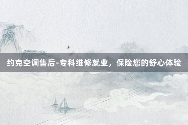 约克空调售后-专科维修就业，保险您的舒心体验